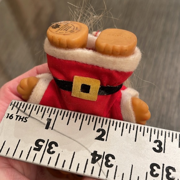Vintage Russ Christmas Santa Troll Doll in Santa Suit Santa Claus 5" Ornament - Picture 13 of 14